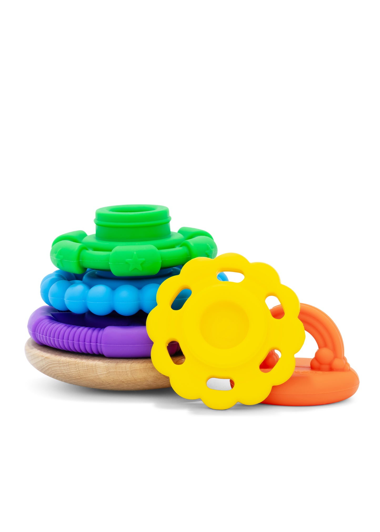 Rainbow Stacker And Teether Toy